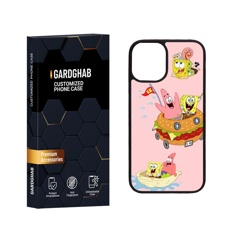 کاور گارد قاب مدل دور ژله ای فانتزی مناسب برای گوشی موبایل اپل iPhone 12 Mini