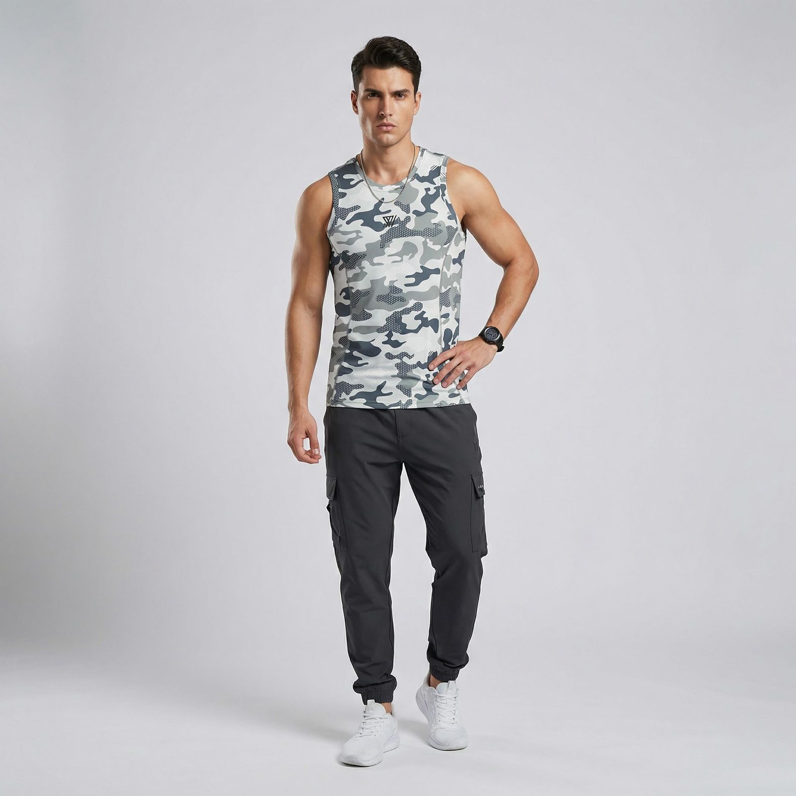 تاپ ورزشی مردانه نوزده نودیک مدل TS1959 B -  - 7