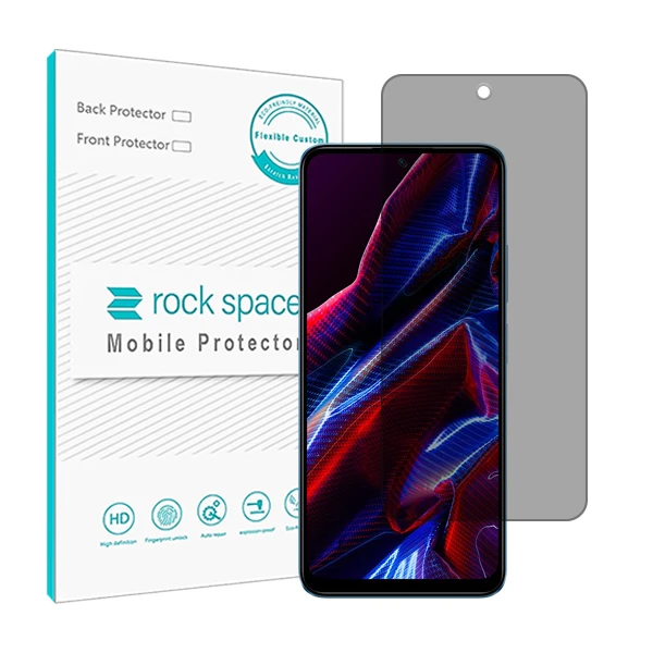محافظ صفحه نمایش حریم شخصی راک اسپیس مدل HyPRV مناسب برای گوشی موبایل شیائومی Poco X5