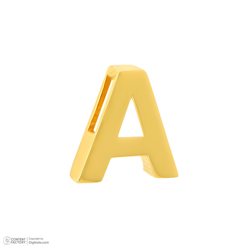 آویز گردنبند طلا 18 عیار زنانه میو گلد طرح حروف