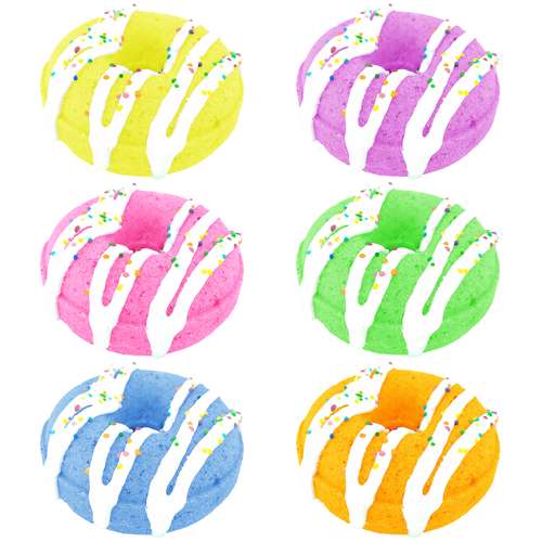 کوکتل پدیکور اور مدل دونات وزن 130 گرم بسته 6 عددی