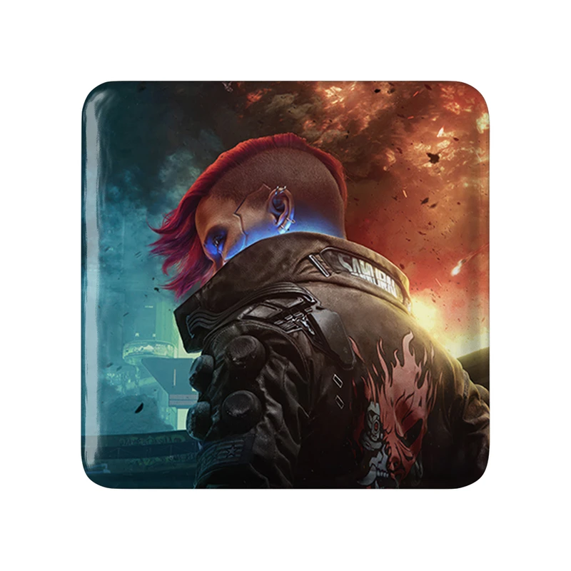 پیکسل خندالو طرح وی سایبر پانک مدل مربعی کد 30569