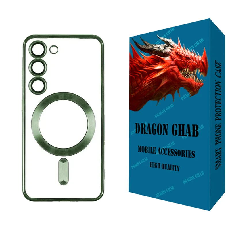 کاور دراگون قاب مدل مگ سیف طرح LUX مناسب برای گوشی موبایل سامسونگ  Galaxy S24 FE