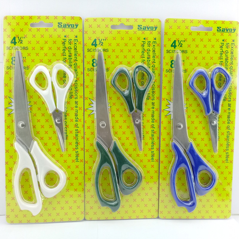 قیچی ساووی مدل ساده کد 100 مجموعه 2 عددی