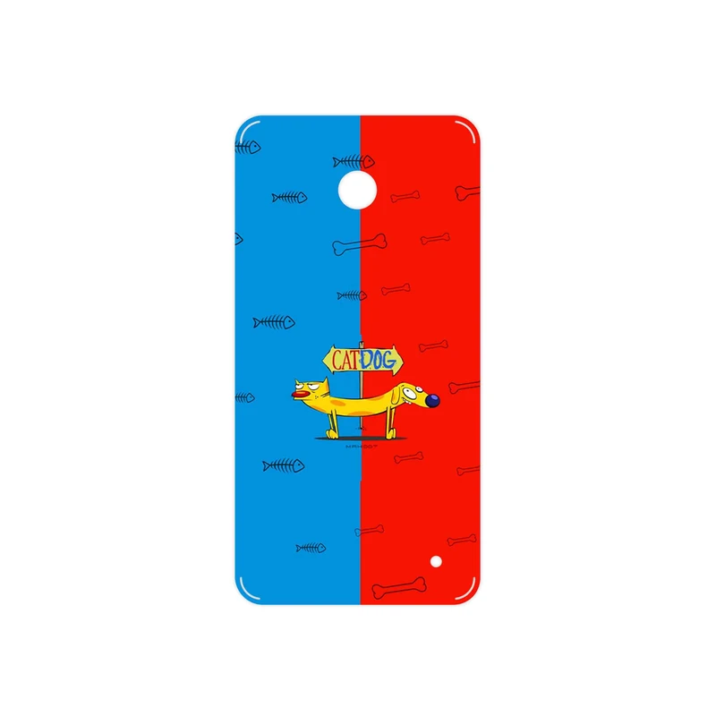 برچسب پوششی ماهوت مدل CatDog مناسب برای گوشی موبایل نوکیا Lumia 630
