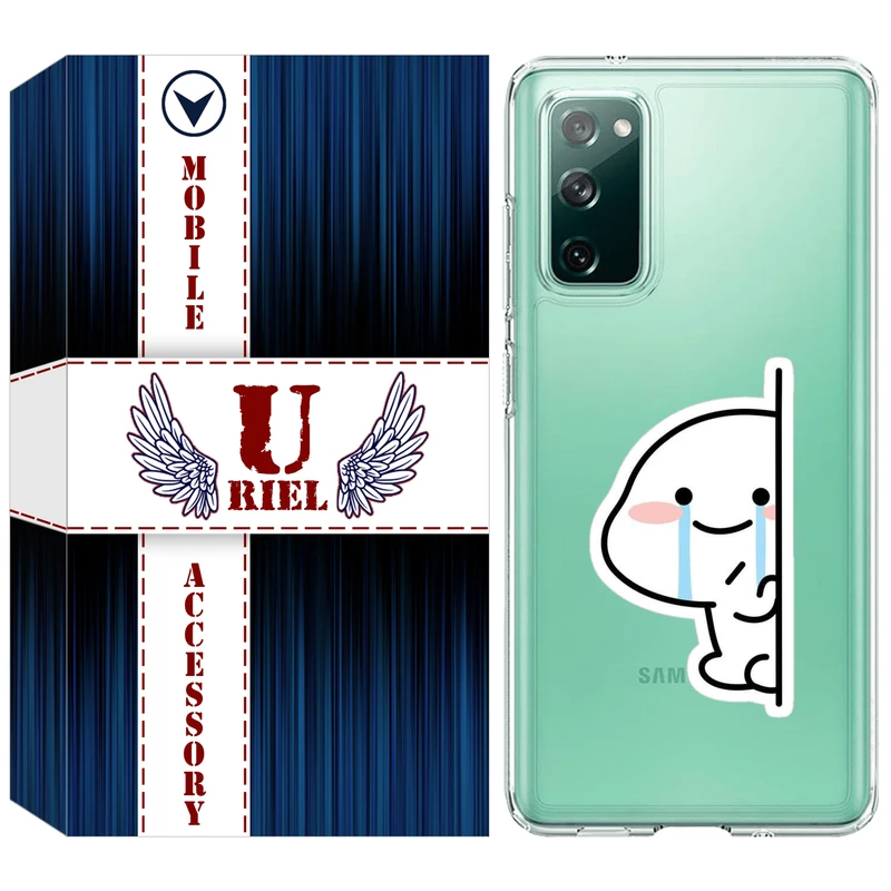 کاور یوریل مدل Clear کد 91 طرح اشک مناسب برای گوشی موبایل سامسونگ Galaxy S20 FE