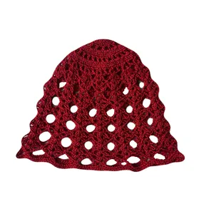 کلاه دست دوز زنانه مدل شکوفه