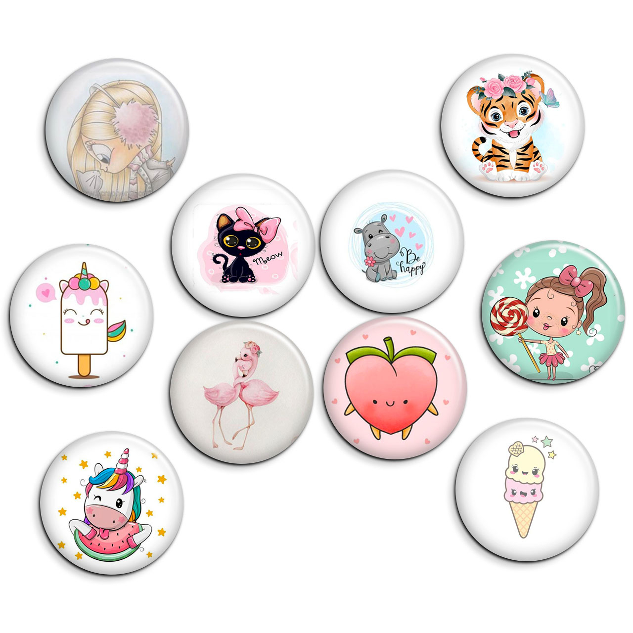 پیکسل پرمانه طرح cute کد pmg.5344 مجموعه 10 عددی