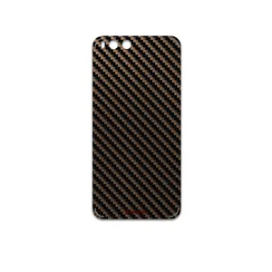 MAHOOT Glossy-Brown-Fiber Cover Sticker for Xiaomi Mi 6