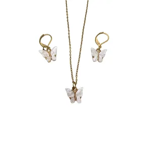 نیم ست زنانه مدل پروانه کد 1