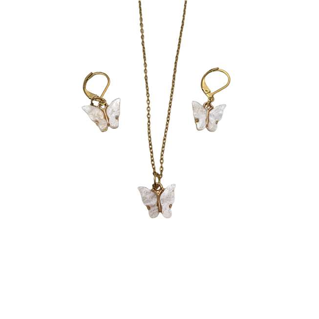 نیم ست زنانه مدل پروانه کد 1