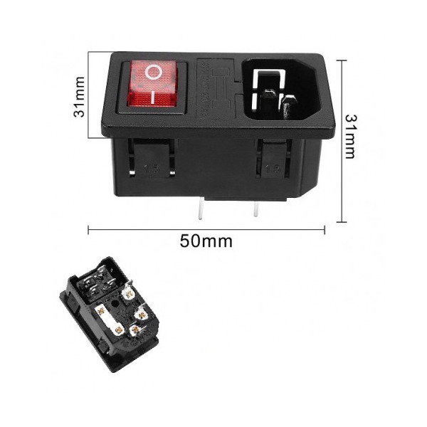 جک مادگی پاور 250 ولت 15 آمپر مدل KP15