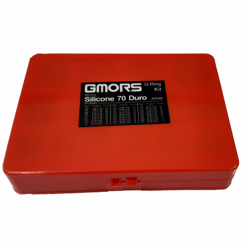 جعبه اورینگ جیمورس مدل slicone AS-568 مجموعه 382 عددی