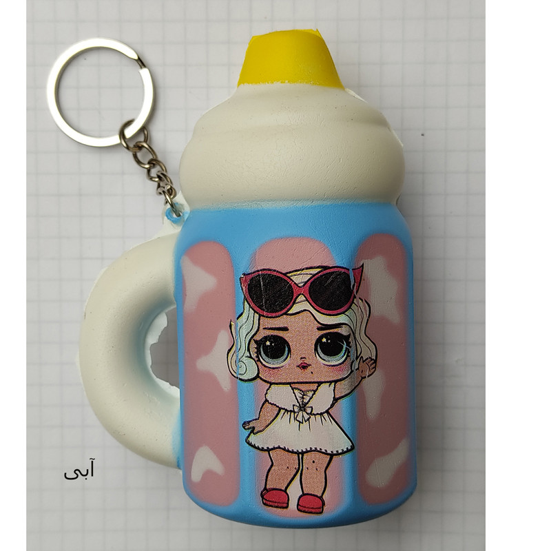 آویز عروسکی طرح شیشه شیر مدل SHS