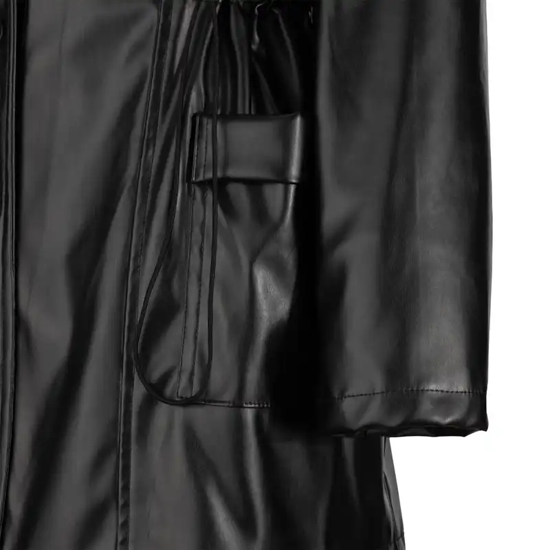 کت چرم زنانه السانا مدل سلوا کد 132601