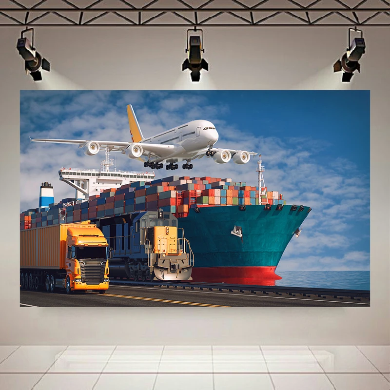 تابلو بوم طرح راه های حمل و نقل مدل جهانی کد PD130454