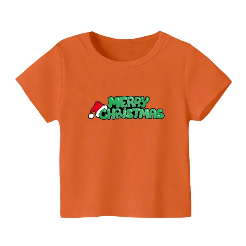تی شرت آستین کوتاه بچگانه مدل نوشته کریسمس کد 19