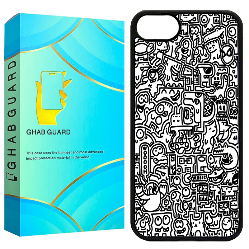 کاور قاب گارد طرح نقاشی مدل G16E مناسب برای گوشی موبایل اپل iPhone 16e