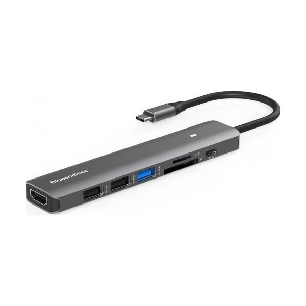 هاب هفت پورت بلو اند لس مدل HC703