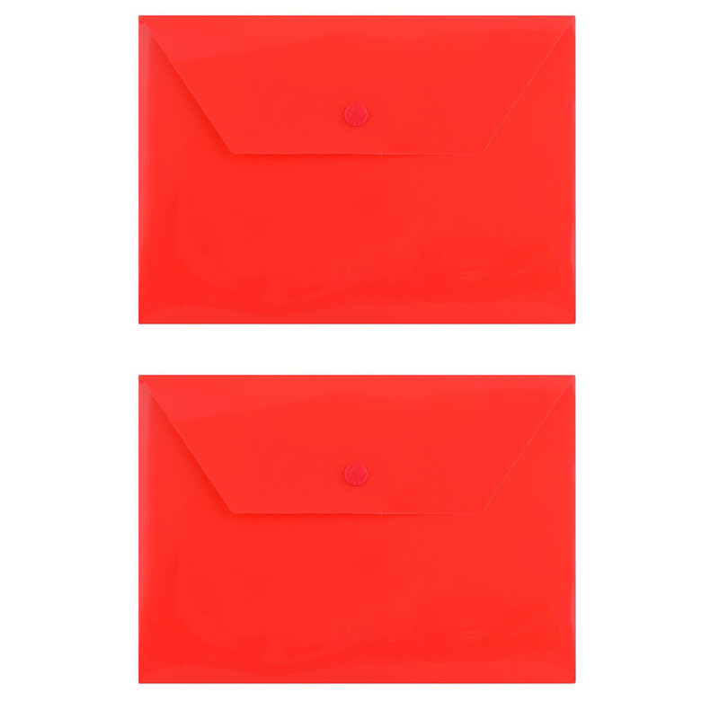 پوشه دکمه دار پاپکو مدل CLEAR M بسته 2 عددی پوشه دکمه دار پاپکو مدل CLEAR M بسته 2 عددی