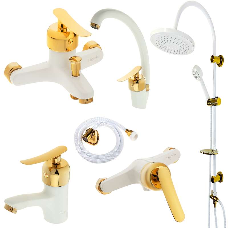 ست شیرآلات لیگوریا مدل 12204 مجموعه 6 عددی