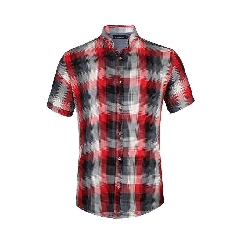 پیراهن آستین کوتاه مردانه مدل J.W3890