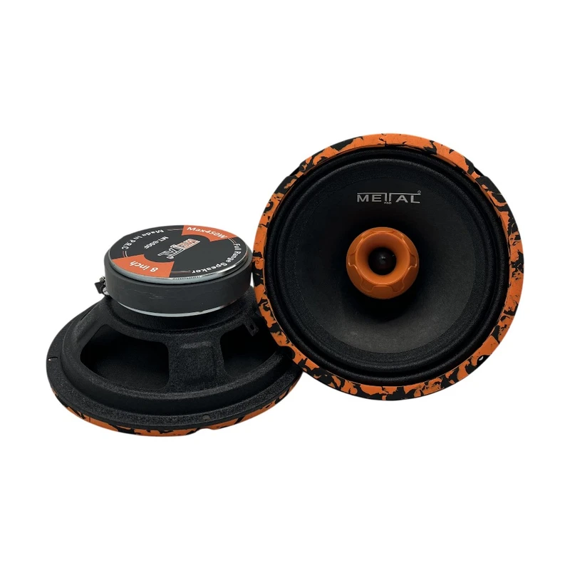 فول رنج پشت خودرو متال مدل MT-800F سایز 8 اینچ بسته 2 عددی