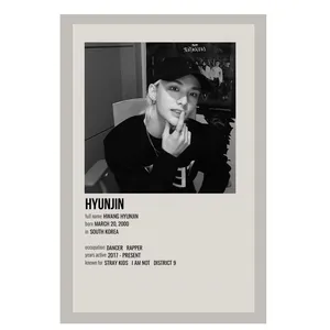 پوستر مدل استری کیدز stray kids طرح هیونجین hyunjin کد 463