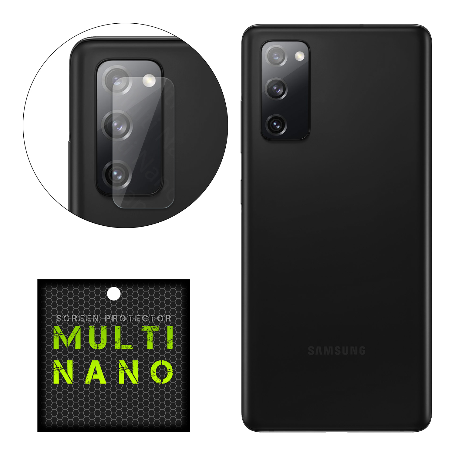 محافظ لنز دوربین مولتی نانو مدل Pro مناسب برای گوشی موبایل سامسونگ Galaxy S20 FE