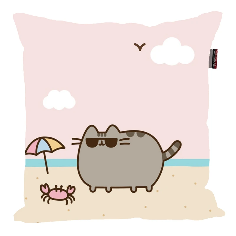 کوسن مدل گربه پوشین عینک آفتابی ساحلی تابستان کد KO413