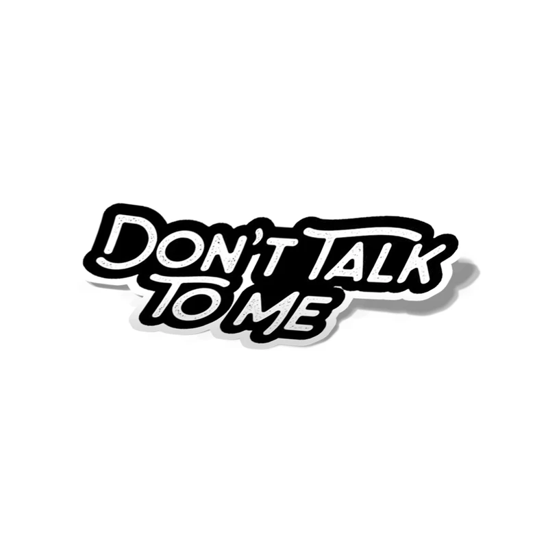 استیکر تزئینی موبایل و تبلت لولو مدل با من حرف نزن Dont Talk To Me کد 766