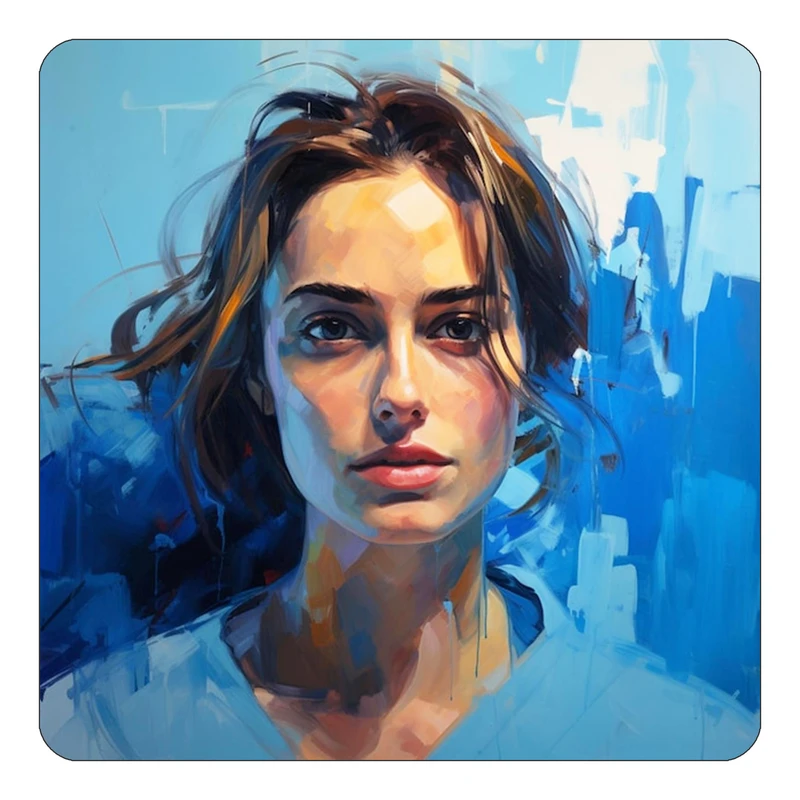 مگنت کاکتی طرح نقاشی رنگ روغن مدل mp72809