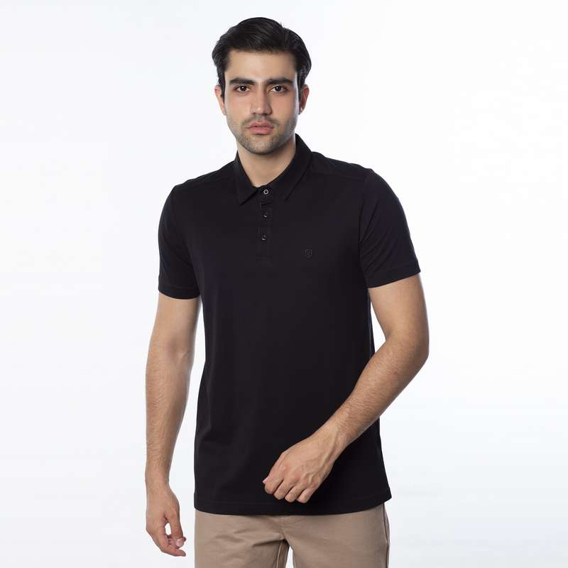 پولوشرت آستین کوتاه مردانه جامه پوش آرا مدل 4011030308-99