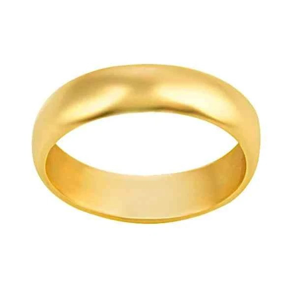 انگشتر طلا 18 عیار زنانه گالری طلای عیاره مدل حلقه ساده سایز 60