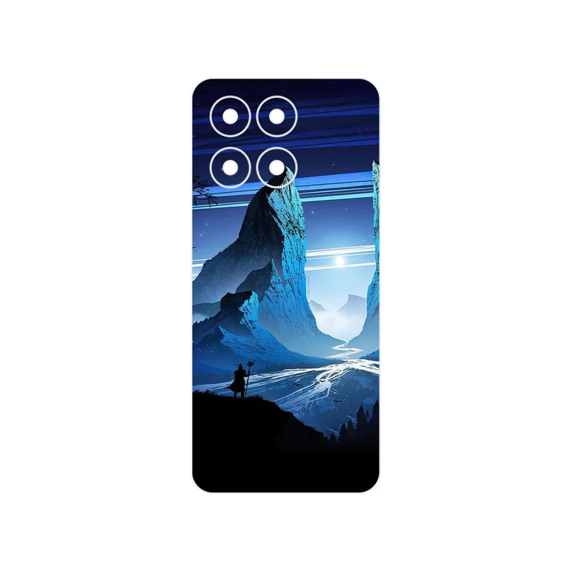 برچسب پوششی ماهوت مدل Blue Mountains Digital Art مناسب برای گوشی موبایل آنر X6a