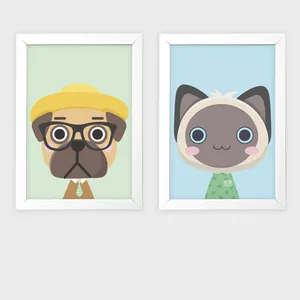 تابلو کودک و نوزاد مدل k186w مجموعه 2 عددی