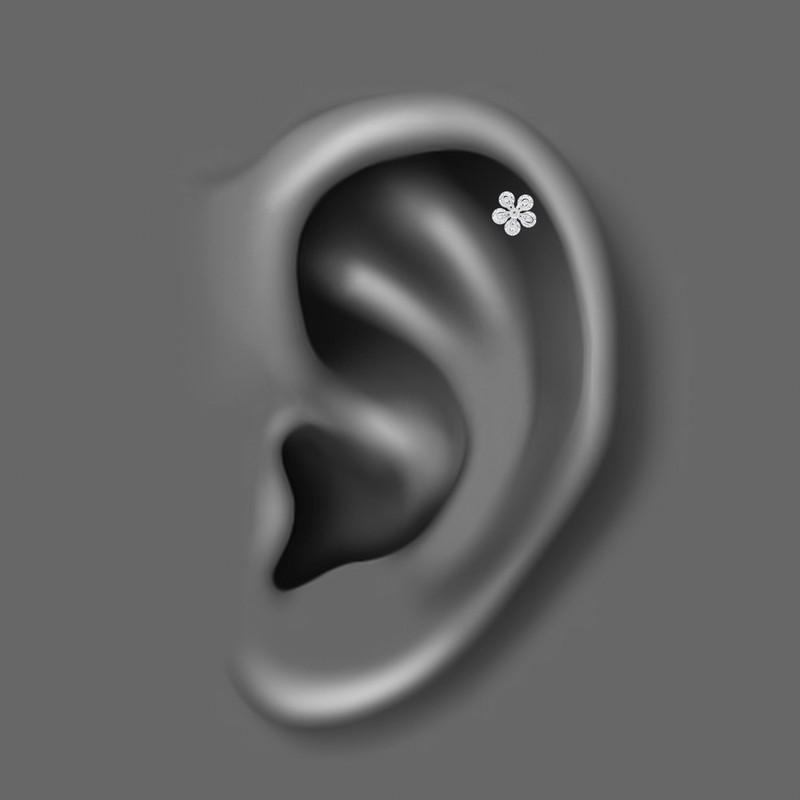 پیرسینگ گوش زنانه اقلیمه مدل HS258