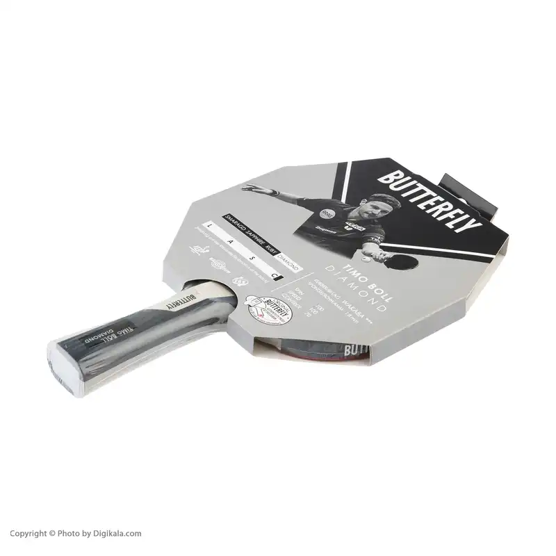 راکت پینگ پنگ باترفلای مدل Timo Boll سری Diamond