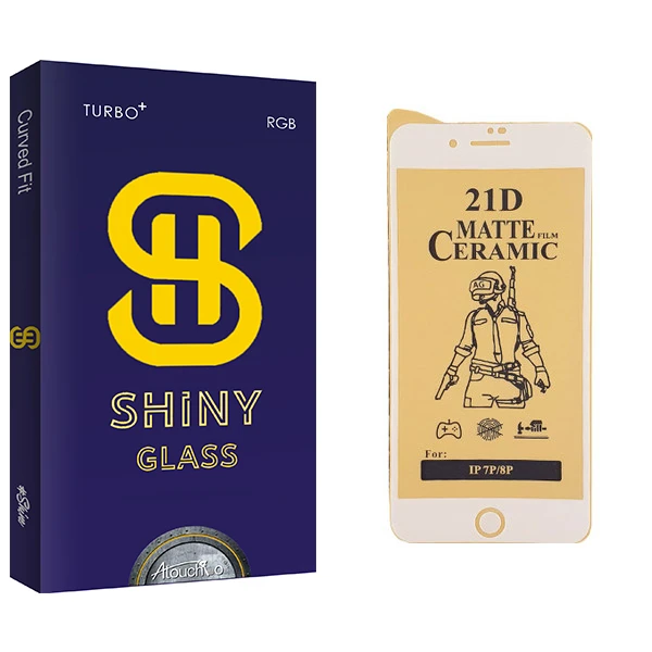 محافظ صفحه نمایش سرامیکی آتوچبو مدل Shiny مناسب برای گوشی موبایل اپل iPhone 7 Plus