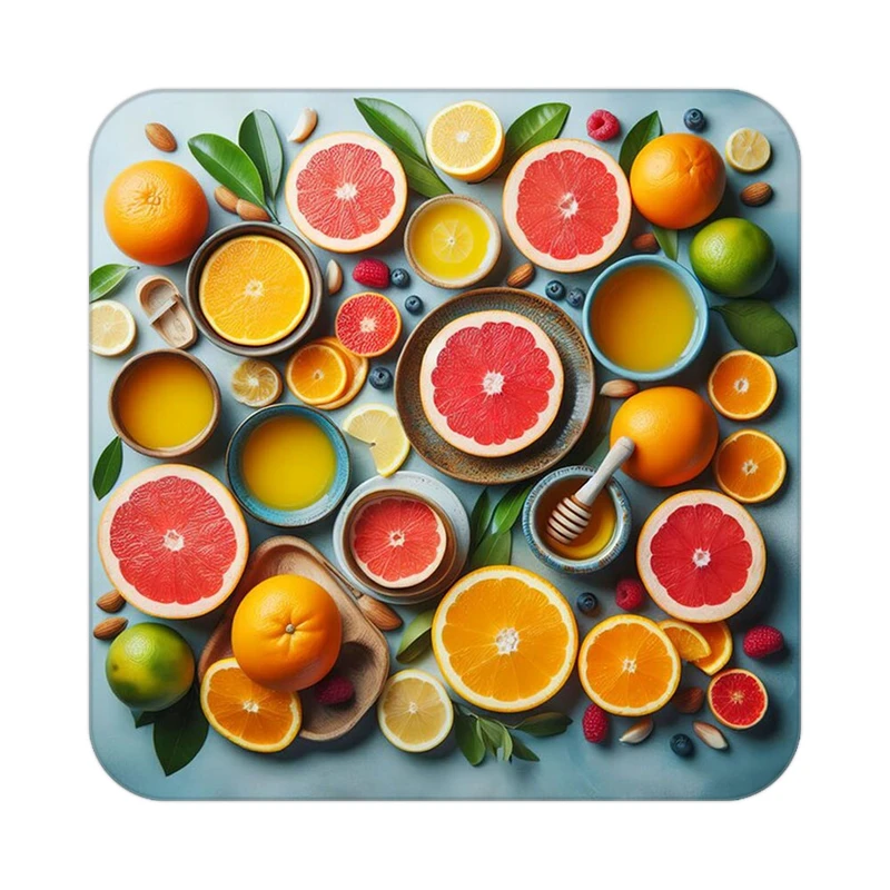 زیر لیوانی کاکتی طرح میوه مدل mp20089