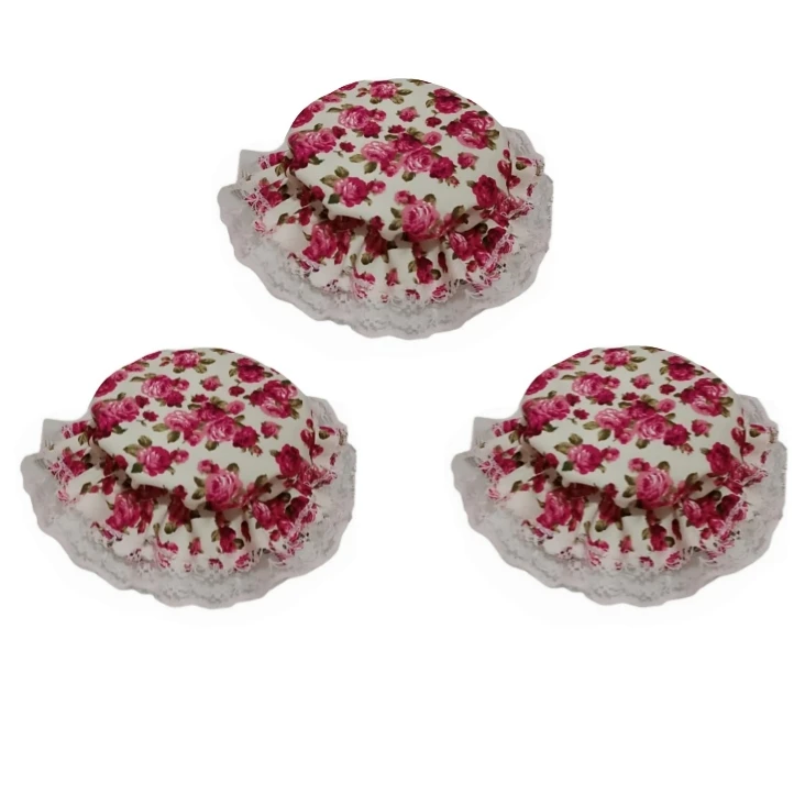 درپوش ظرف مدل پرنسسی بسته 3 عددی