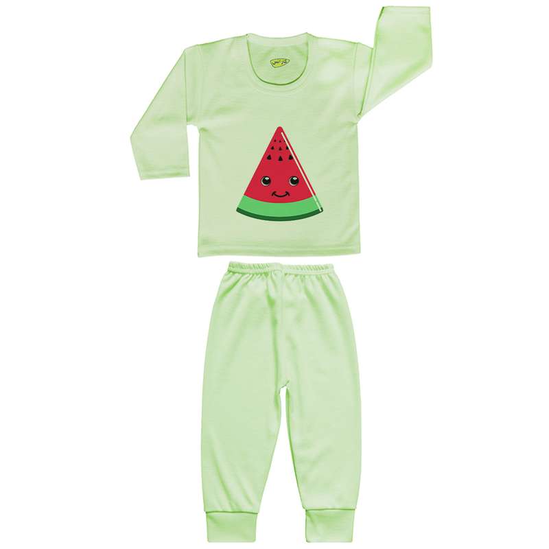 ست تی شرت و شلوار نوزادی کارانس طرح هندوانه مدل SBSG-4002