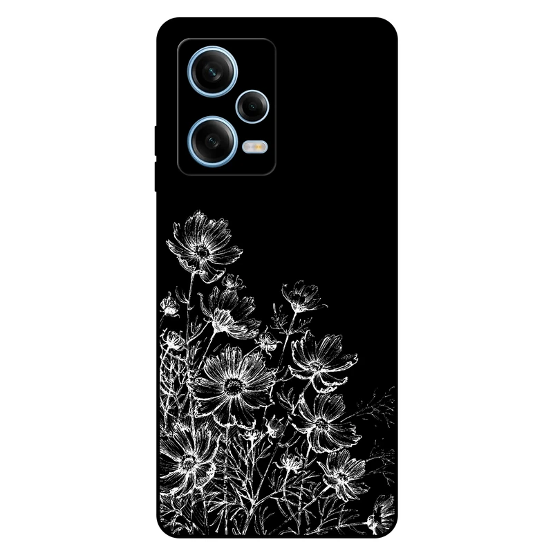 کاور مگافون طرح گل مدل 7274 مناسب برای گوشی موبایل شیائومی Redmi Note 12 Pro 5G     