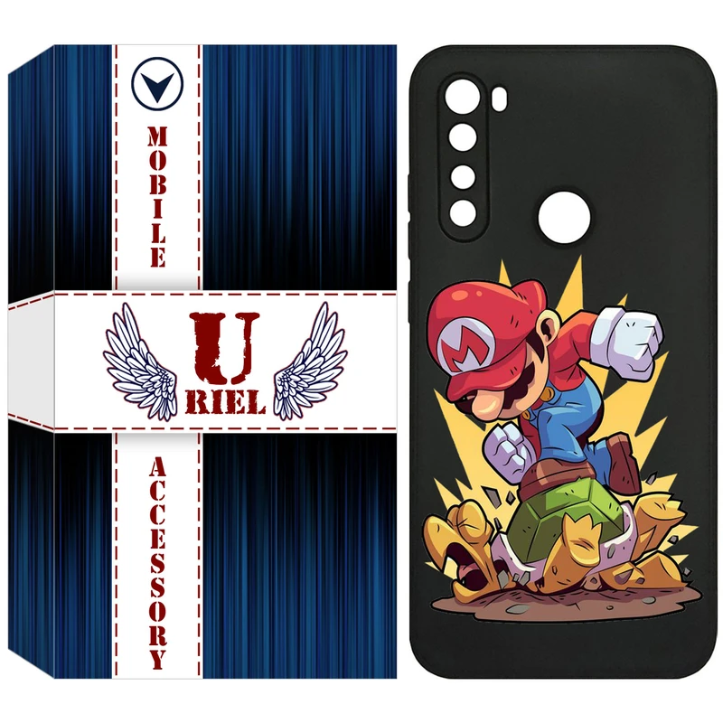 کاور یوریل قاب مدل KSH کد 64 طرح ماریو مناسب برای گوشی موبایل شیائومی Redmi Note 8