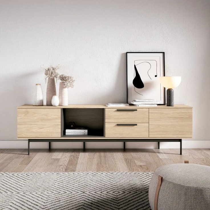 میز تلویزیون مدل 2486 مناسب برای تلویزیون تا 65 اینچ