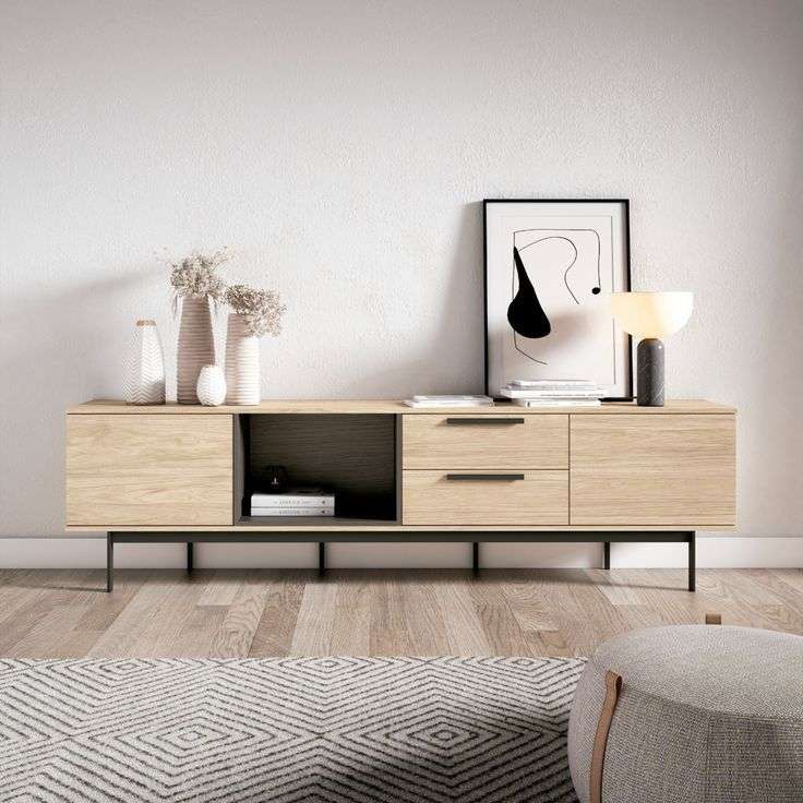 میز تلویزیون مدل 2486 مناسب برای تلویزیون تا 65 اینچ