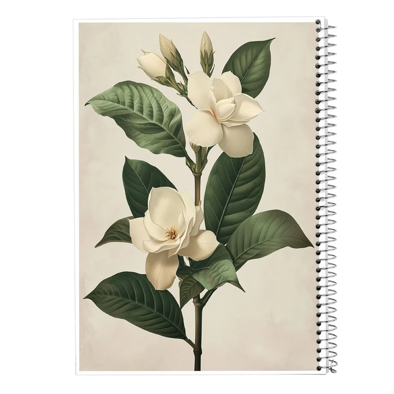 دفتر شطرنجی 50 برگ مدوپد مدل گل کد DF13787