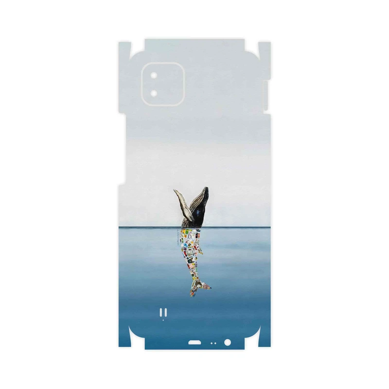 برچسب پوششی ماهوت مدل Collage of Sea Trash-FullSkin مناسب برای گوشی موبایل ریلمی C11 2021