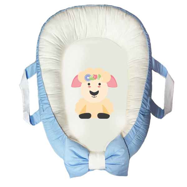 سرویس خواب سه تکه نوزاد مدل گارد محافظ دار طرح فانتزی کد 09