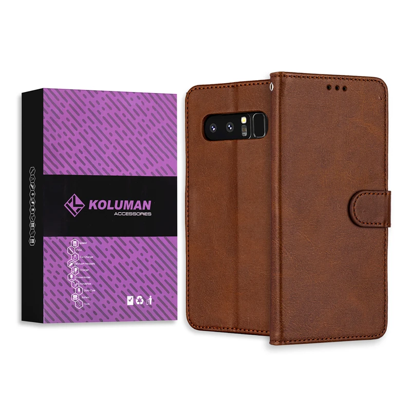  کیف کلاسوری کلومن مدل CALF SKIN مناسب برای گوشی موبایل سامسونگ GALAXY NOTE 8 